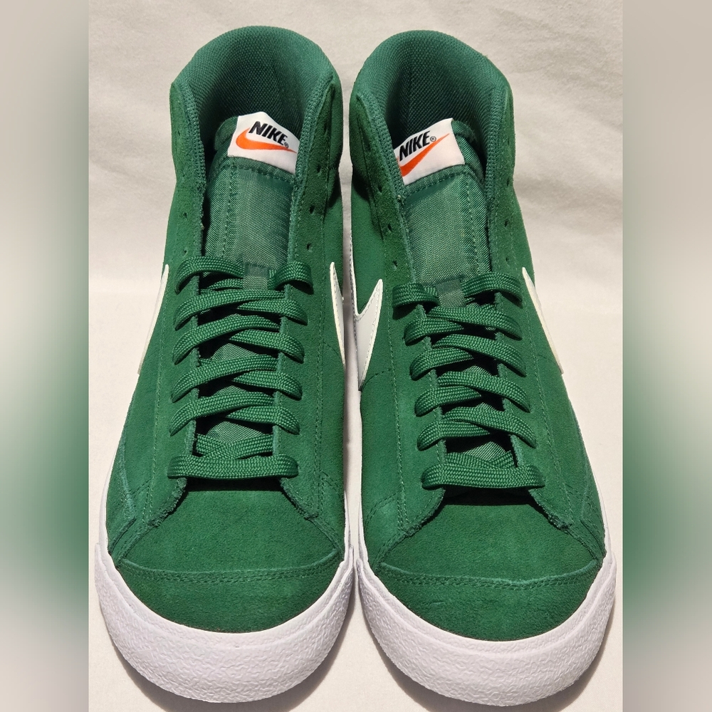 Size 10 - Nike Blazer Mid 77 Green Suede